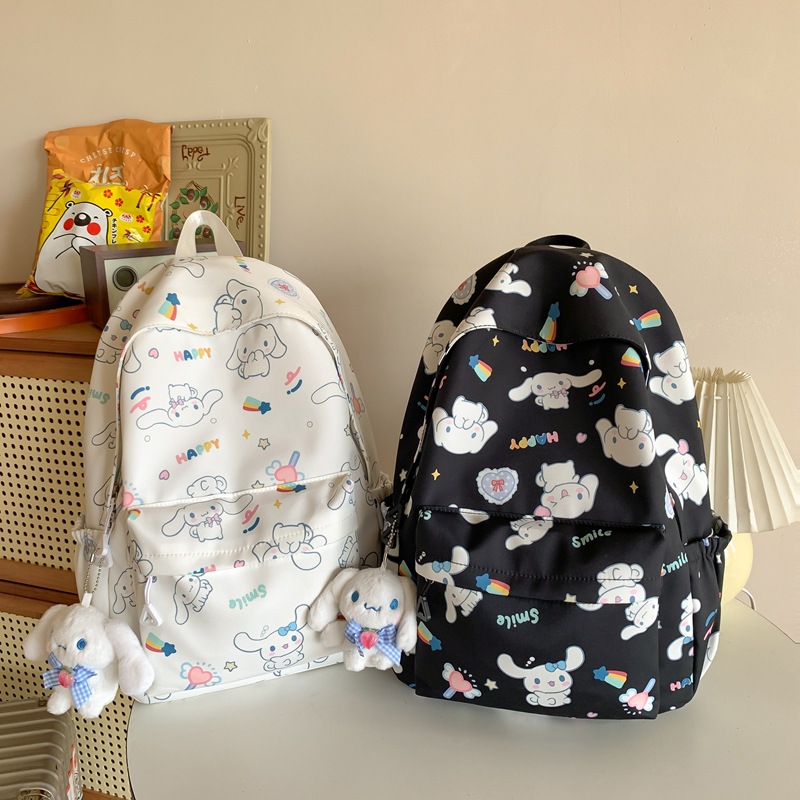 Cinnamoroll Babycinnamoroll Cute Girl's Backpack Casual and Lightweight Shopping Backpack Female Junior High School High School and College Student Schoolbag Japanese Style