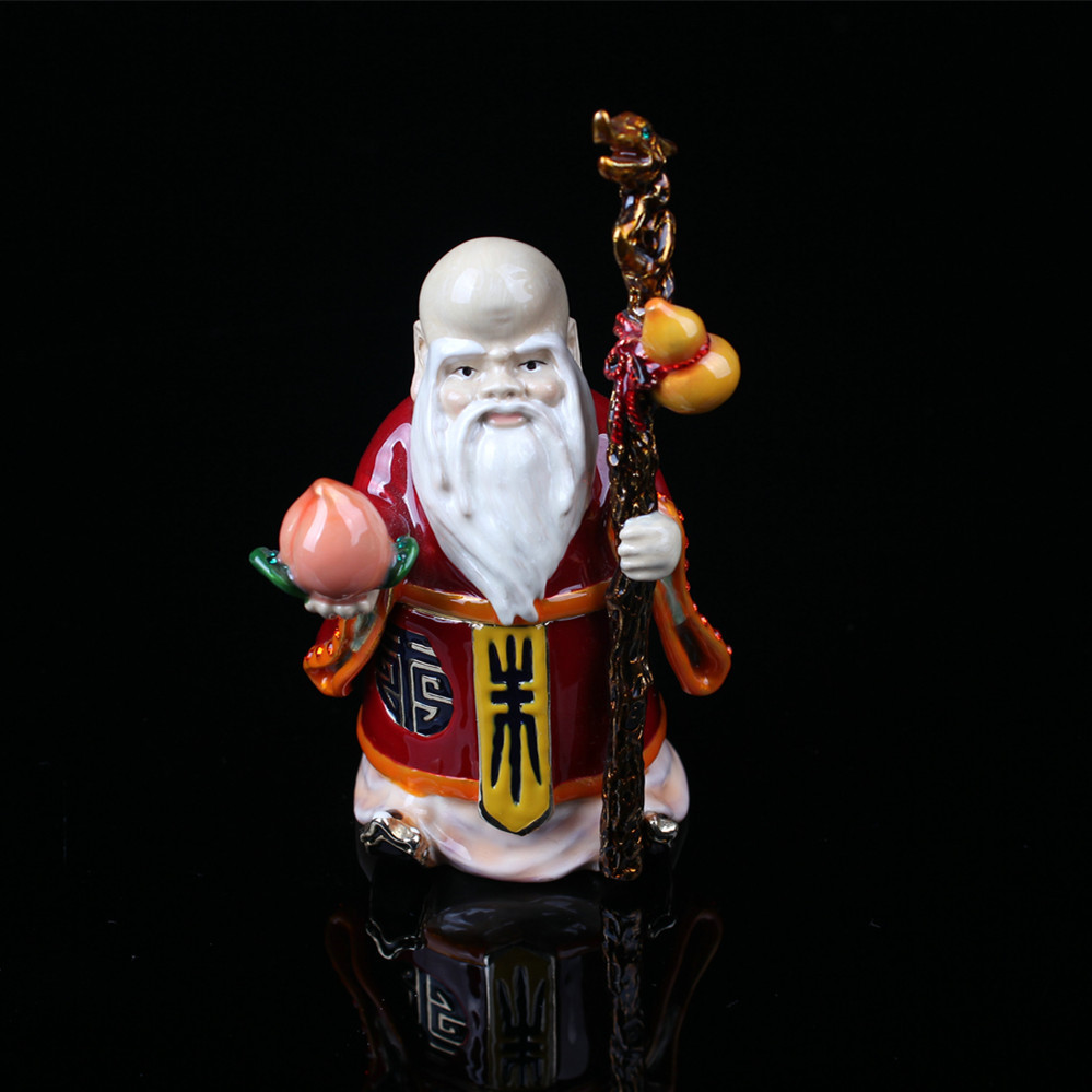 易尚宝厂家直供 寿星公ab633家居摆件福如东海寿比南山送长辈礼品