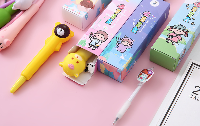 创意文具盲盒福袋 中性笔盲盒学生奖品学习用品可爱的笔幸运盒子