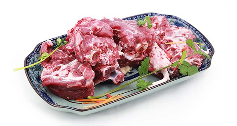 【多肉】冷冻羊颈背骨 带肉羊蝎子 羊脖脊骨 酱炖羊骨架 10kg包邮