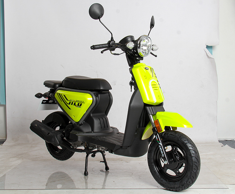 国四电喷王野吉鹿50cc外卖小踏板摩托车男女轻便燃油助力车可出口