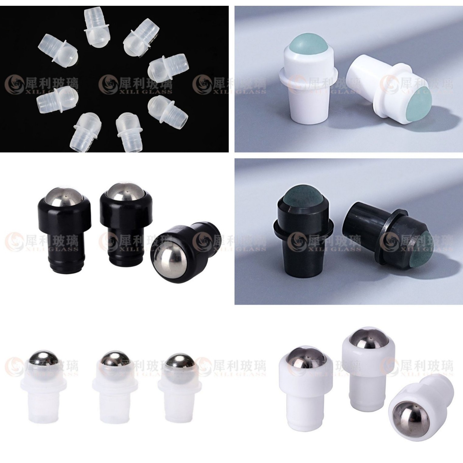 13牙螺口滚珠7.5mm玻璃珠16牙模具走珠瓶9.5钢珠18口精油眼霜香水