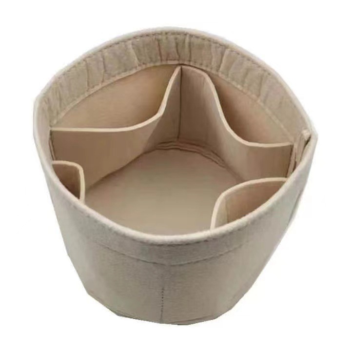 Modern Simple Cosmetic Bag Bucket Storage Bag Cosmetics Convenient Organizing Large Capacity Multi-Grid Liner Bag