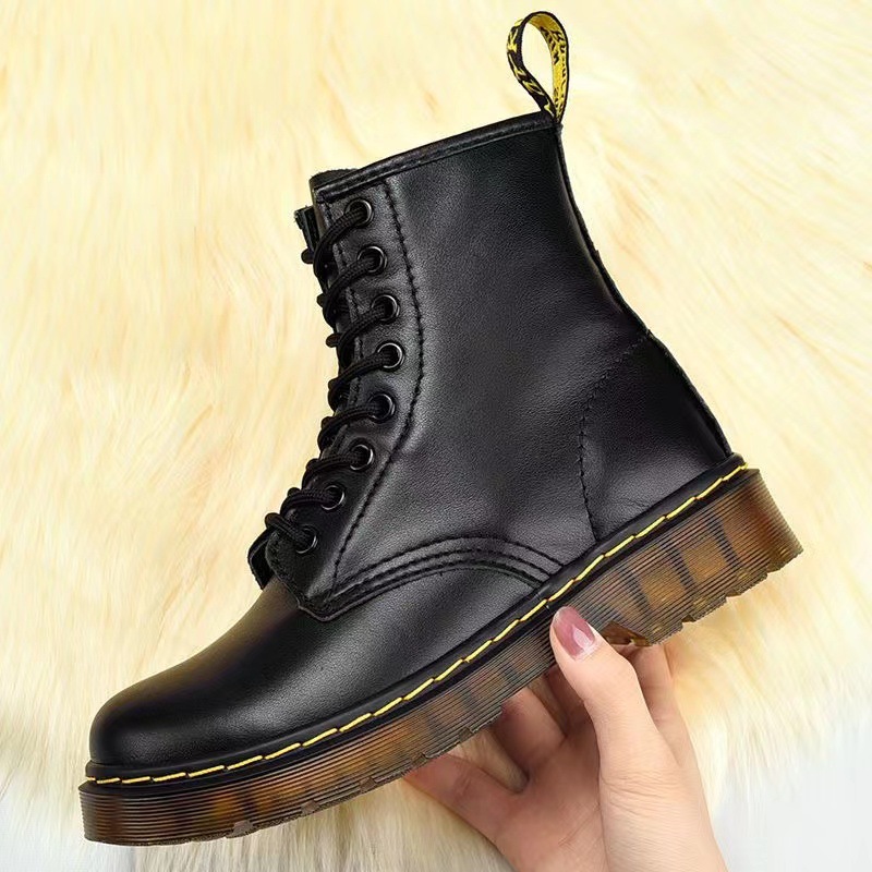 dr马丁靴1460牛皮高帮靴男女情侣靴厚底潮流8孔经典款外贸大码靴
