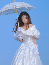 哥特蕾丝伞法式复古道具拍照公主lolita小洋伞婚纱照洛丽塔镂空花