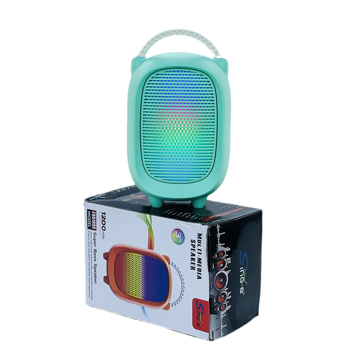 New Bluetooth Speaker 3-Inch Portable Rgb Light Audio Portable Wireless Hot Sale Small Foreign Trade Popular Zqs1332