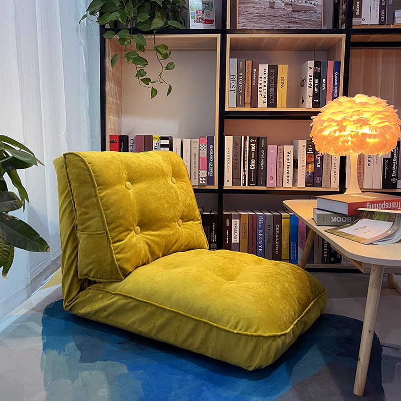 北欧单人沙发小户型简约现代卧室阳台懒人网红休闲迷你小沙发椅子