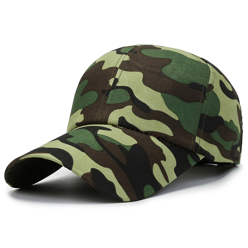 Factory Direct Sales Outdoor Camouflage Baseball Cap Spring and Autumn Outdoor Mountaineering Travel Digital Cap Peaked Cap Labor Protection Baseball Cap