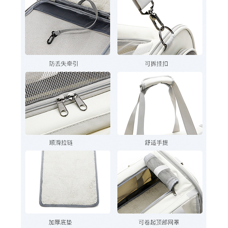 Products in Stock New Portable Pet Diaper Bag Breathable Foldable Cat Backpack Car Portable Cat Cage Cat Bag Wholesale