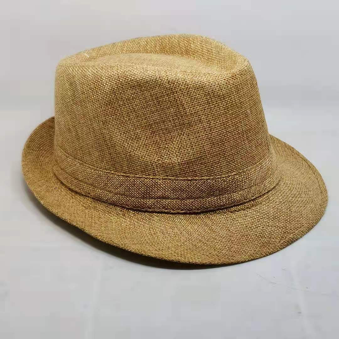 定型草毡帽男士爵士礼帽定制工厂家可开税票