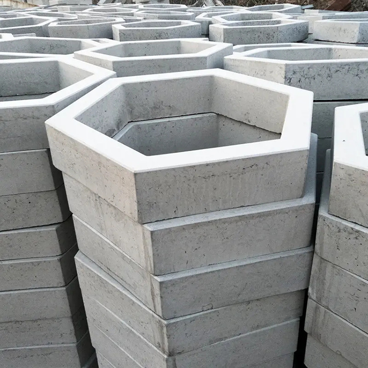 空心六角砖河道护坡砖混凝土水泥砖六棱植草砖停车场草坪砖高速砖