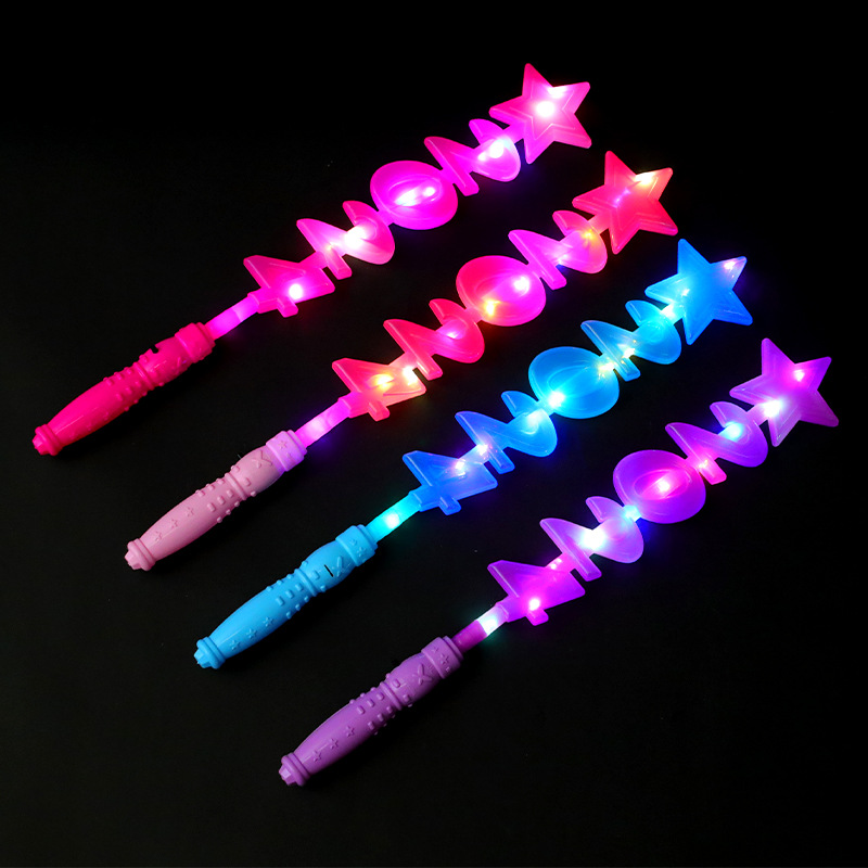 2024 Glow Stick New Year Led Glow Stick New Year Small Gifts Children's Educational Luminous Toys Stall Hot Sale