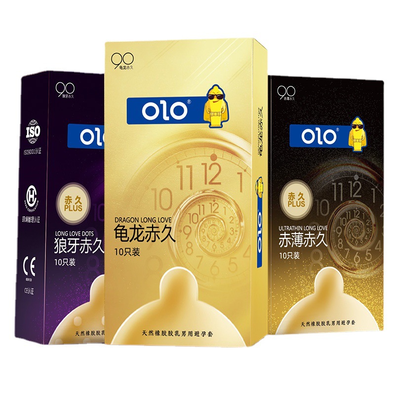 Olo Lasting G-Spot Condom Condom Condom Hotel Family Planning Adult Sex Sex Product Wholesale Safty Belt Cover