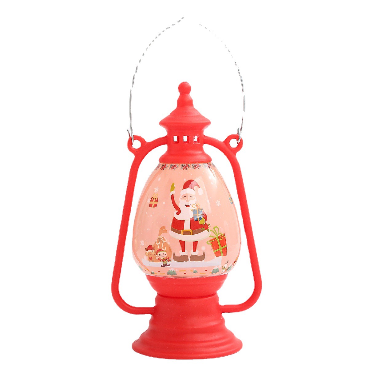 Christmas Storm Lantern Small Lantern Christmas Decorations LED Electronic Candle