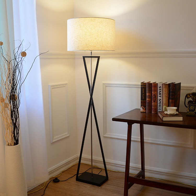 可调光落地灯卧室客厅书房立式落地台灯简约沙发阅读灯子母款