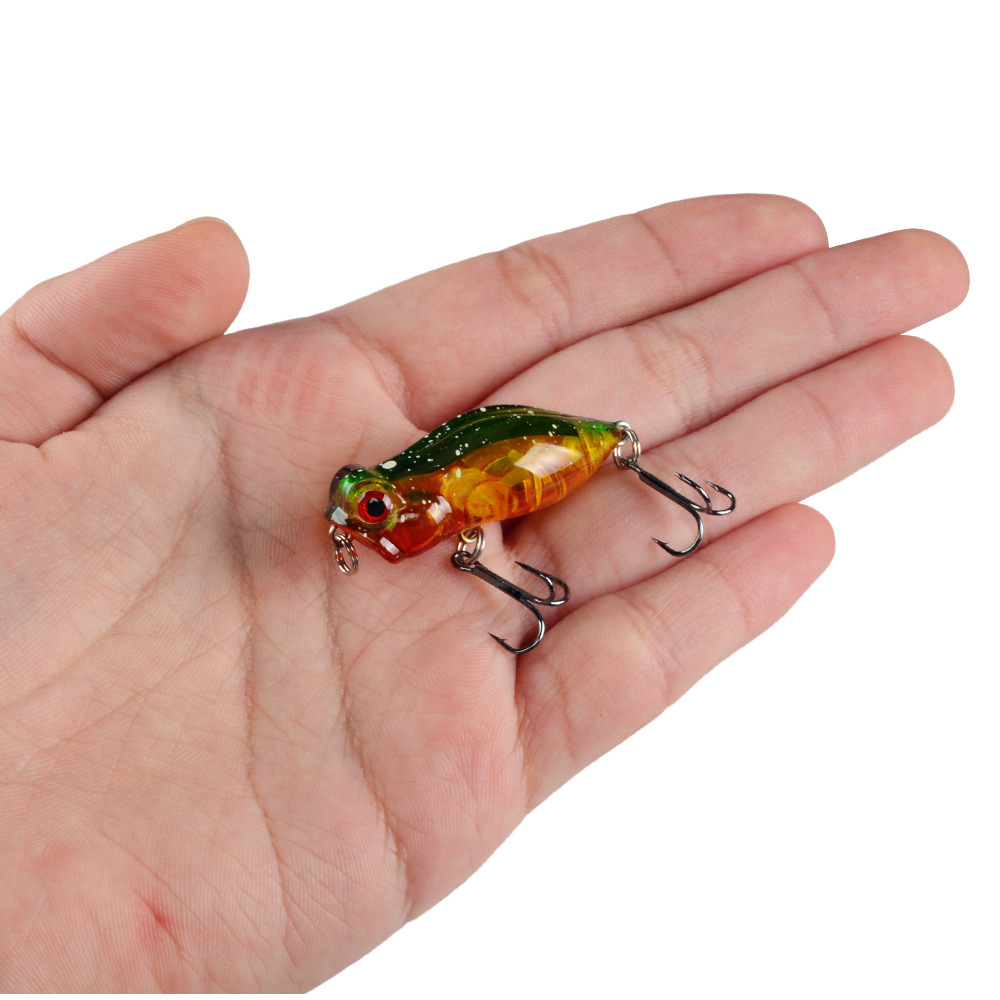 新品浮水波扒路亚饵坡爬小假饵p波爬翘嘴饵海鲈鱼饵