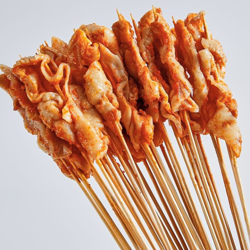 百润鸡皮小串20串*10扎烧烤食材油炸串腌制鸡肉串商用半成品烤串