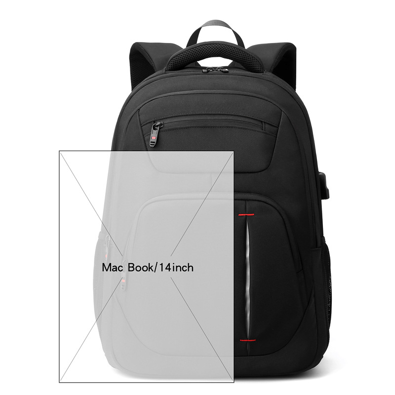 2024 New Cross-Border Large Capacity Backpack Foreign Trade Multi-Functional Waterproof Computer Backpack Business Backpack