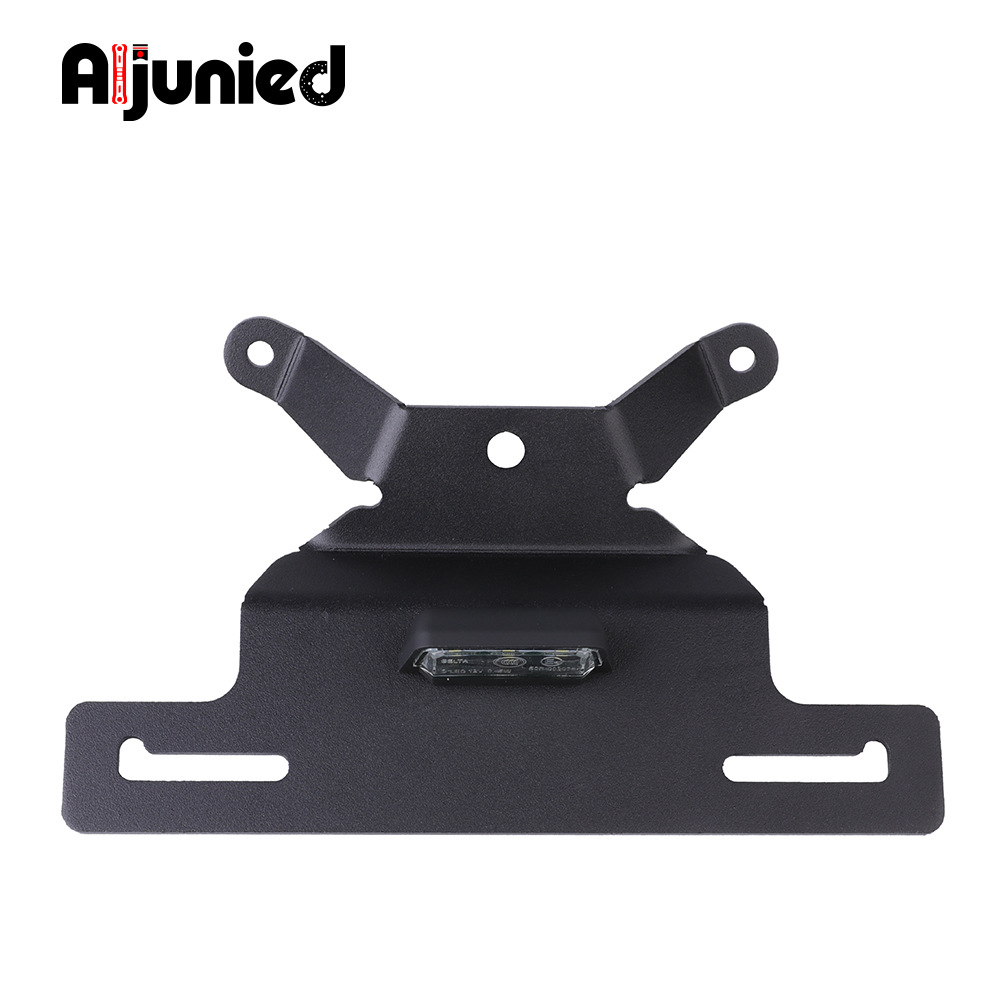 适用哈雷Fat Boy肥仔折叠车牌架改装短尾挡泥板摩托车牌架照配件