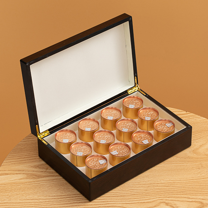 茶包装盒空盒礼品盒高档木盒烤漆正山小种金骏眉大红袍通用