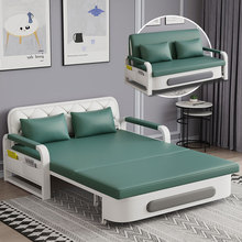 双人沙发床折叠两用小户型网红客厅出租房简易科技布功能储物沙发