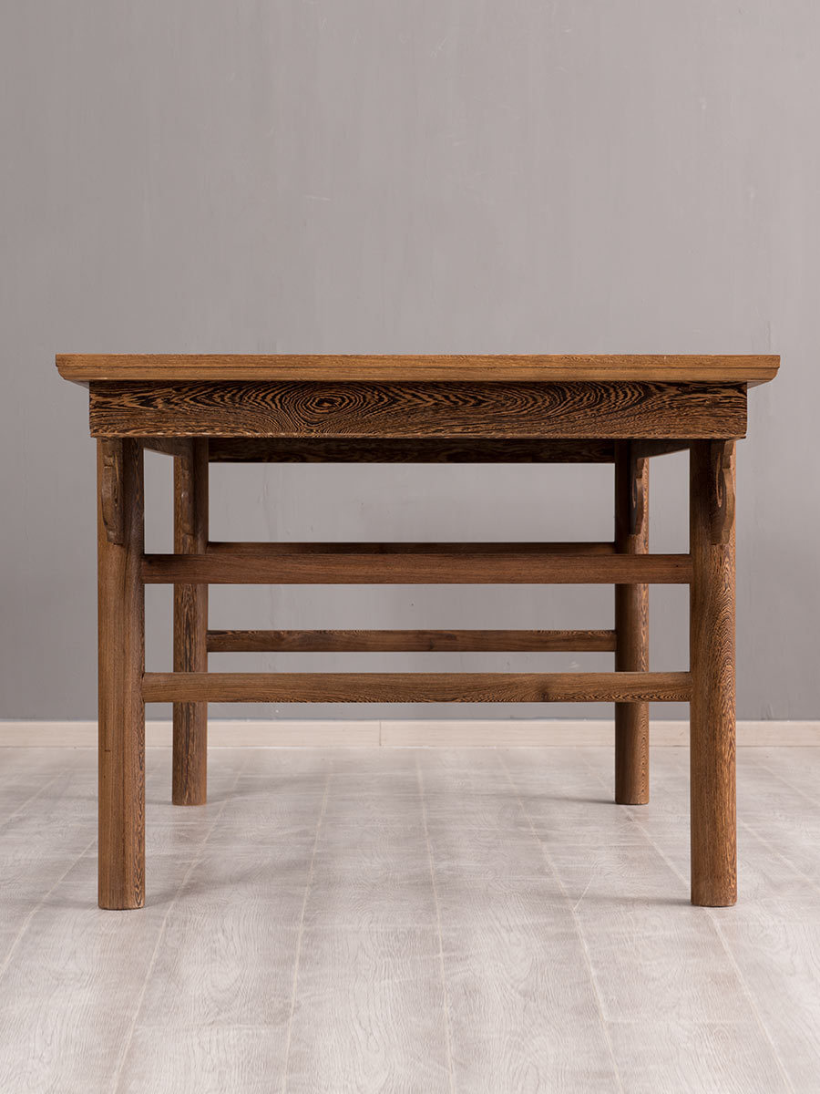 红木书桌新中式全实木书法桌书画桌明清仿古办公桌画案鸡翅木家具