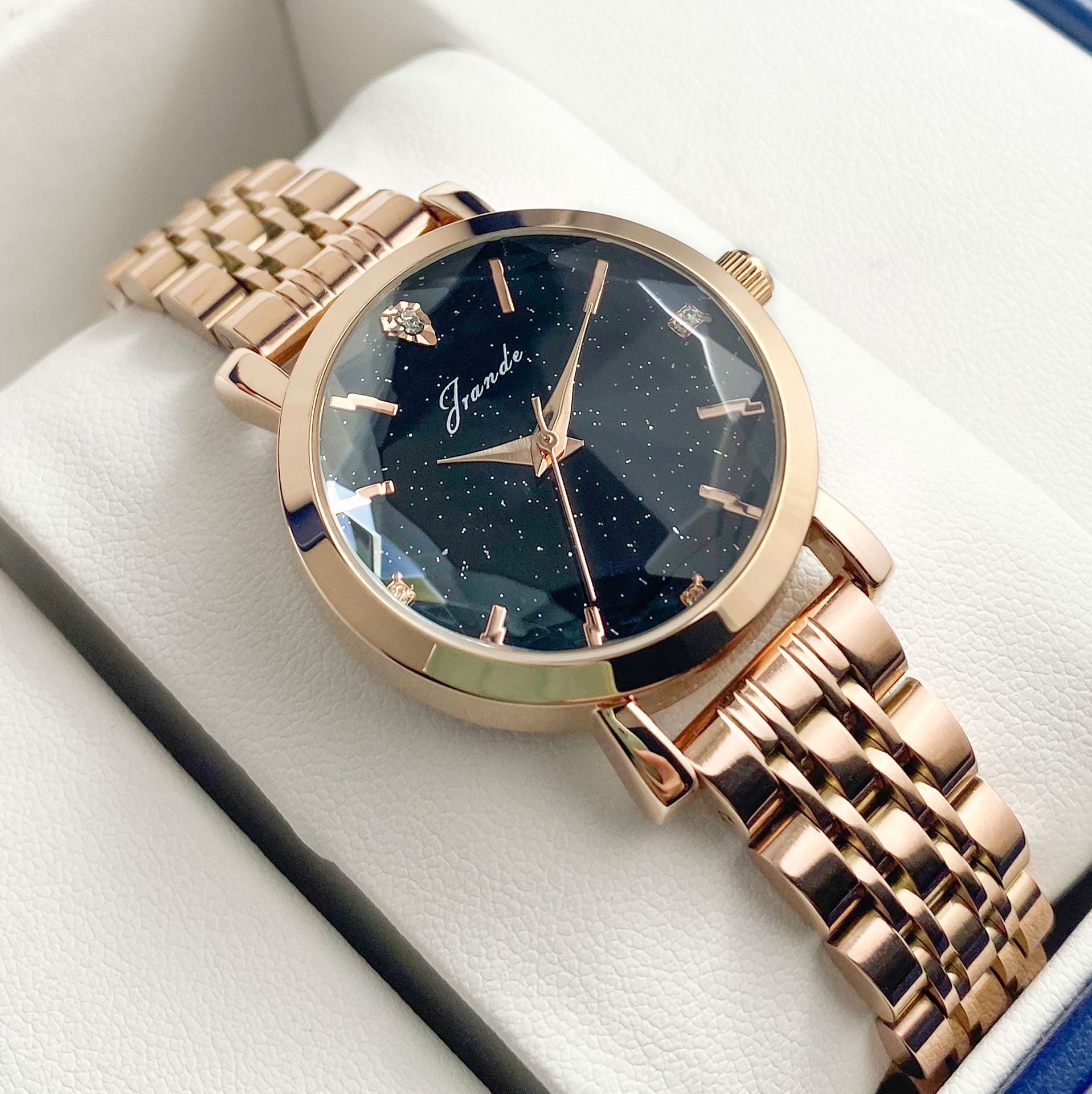 歌浪迪女款手表抖音热销女士手表grande7177璀璨新款女士优雅手表