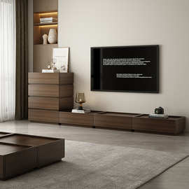 电视柜客厅家用小户型2025新款DIY自由组合落地伸缩茶几电视机柜