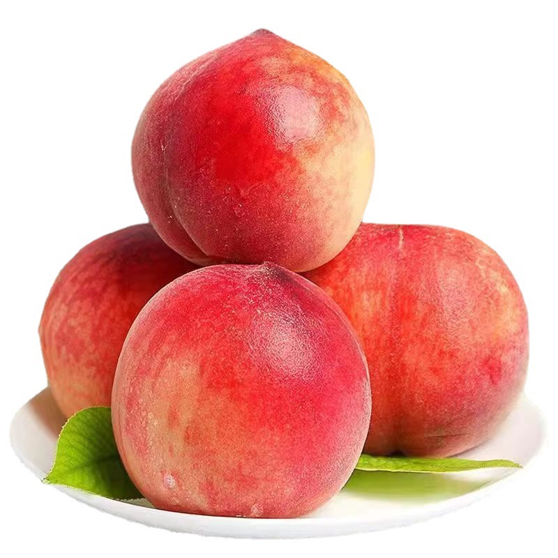 陕西水蜜桃甜蜜多汁产地当季现摘新鲜水果大桃子3斤整箱一件包邮