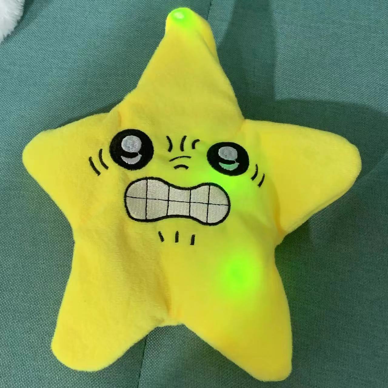 chiikawa bouncing star plush ursatch doll cute moving talking and recording meteor toy