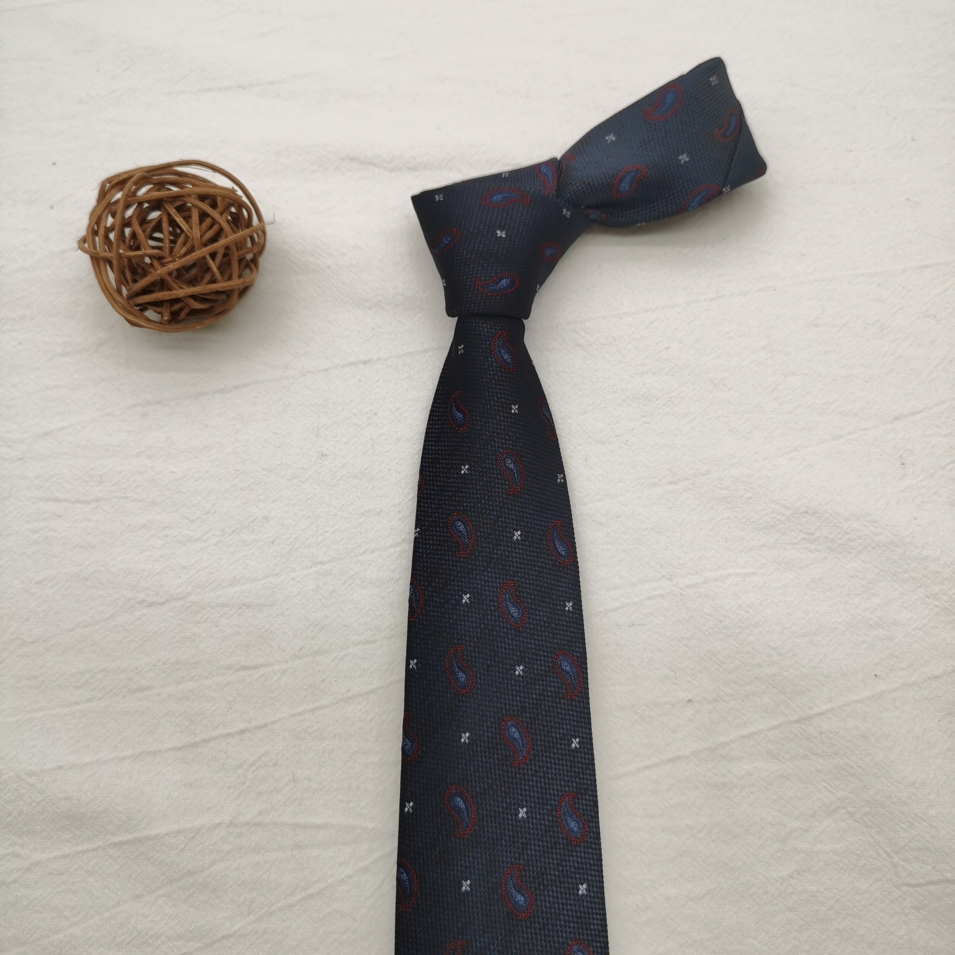 7cm条纹日系网格jkdk制服商务领带女ins潮复古装饰帅气手打款男士