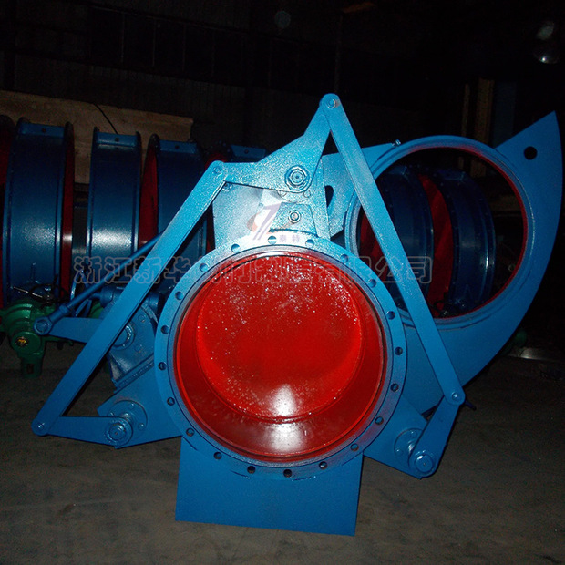 浙江新华阀门f343cx手动蜗轮扇形盲板阀煤气用防爆质保翻板眼镜阀