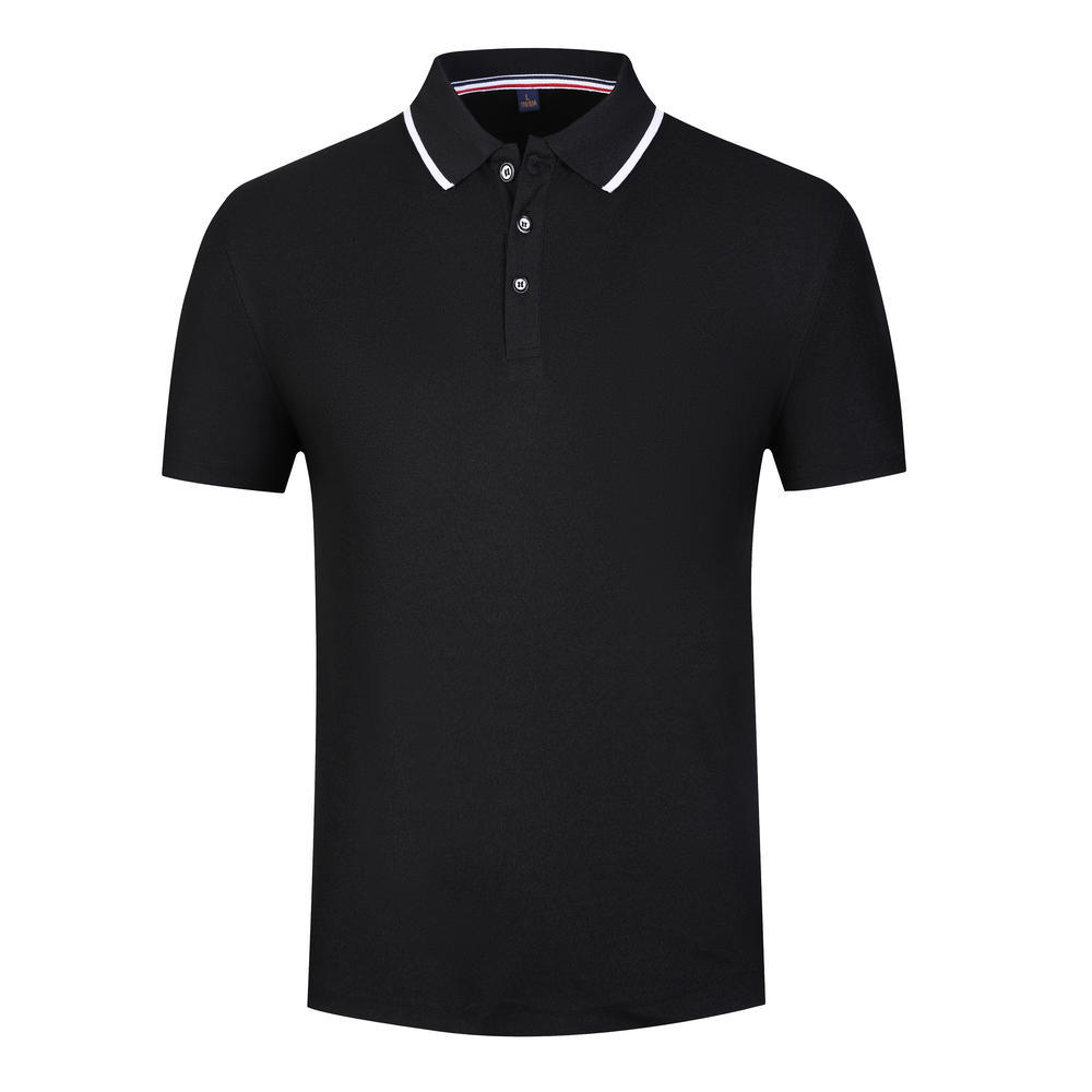 Advertising Polo Shirt Printed Logo Corporate Culture Shirt Work Business Attire Men's and Women's Lapel Short-Sleeved T-shirt in Stock Wholesale