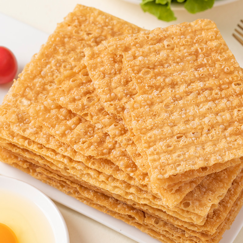 煎饼果子薄脆山东杂粮煎饼薄脆皮专用脆饼脆片香商用100片装即食