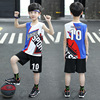 Boy summer Quick drying suit 2022 new pattern Summer wear Basketball clothes children motion CUHK vest Two piece set