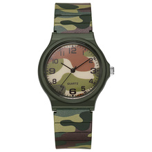 新款军绿色手表石英表指针式 简约中性学生手表外贸跨境手表货源