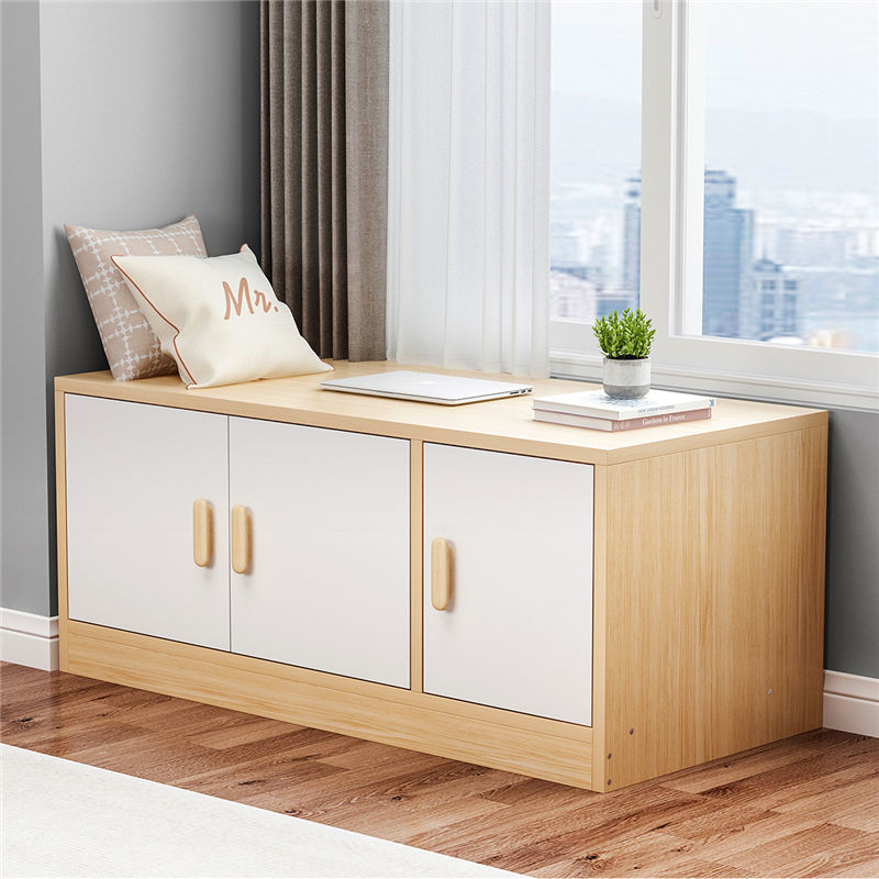 飘窗柜储物柜子收纳柜阳台柜自由组合矮柜子多功能房间家用地柜