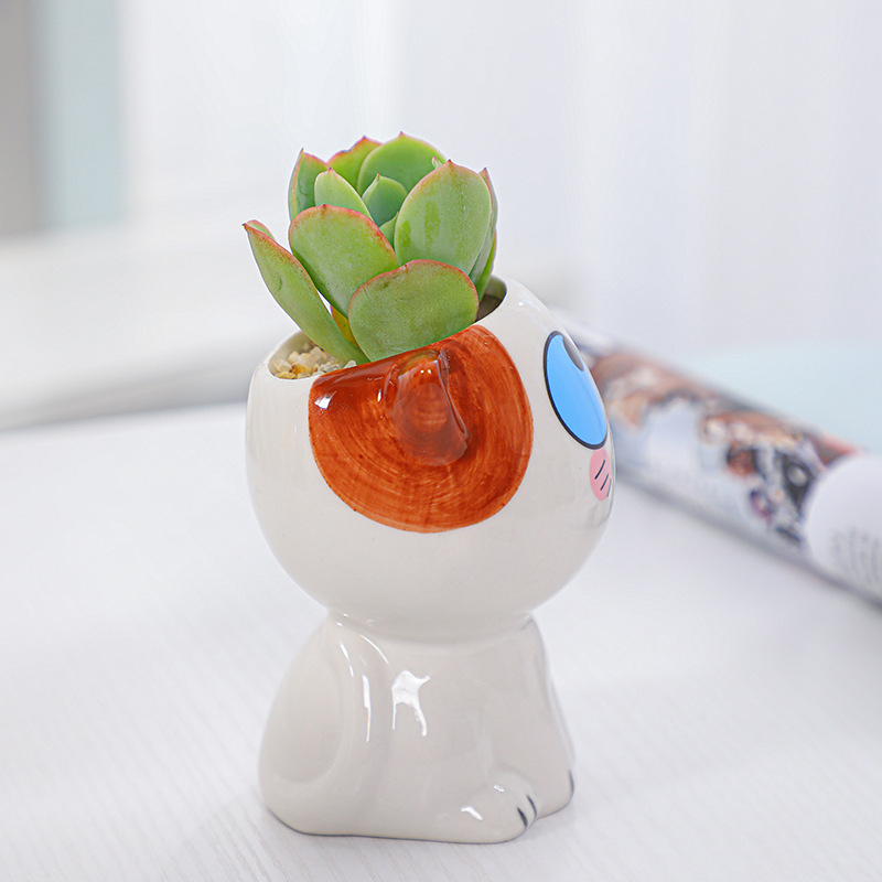 Creative Hand Painting Ceramic Succulent Flower Pot