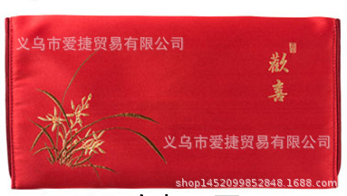 High-End Wedding Red Packet Red Envelop Containing 10,000 Yuan Fabric New Year Engagement Wedding Ceremony Lucky Money Modified Red Envelope