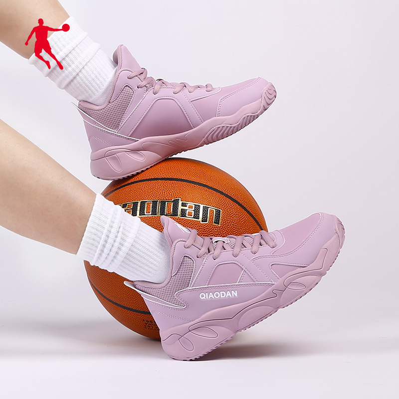乔丹女鞋篮球鞋女高帮2024春季新款休闲鞋球鞋时尚运动鞋ins增高
