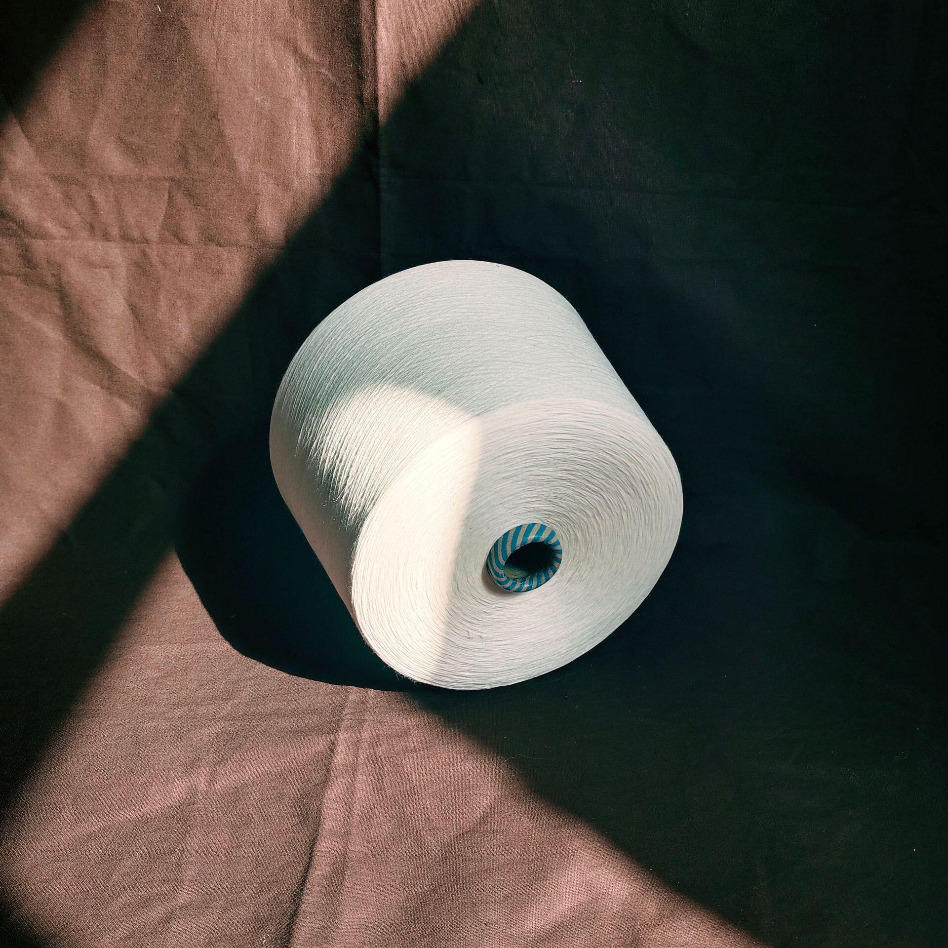 铜氨棉混纺纱32支40支 竹纤维合股纱21/2支 32/2支 天丝棉混纺纱