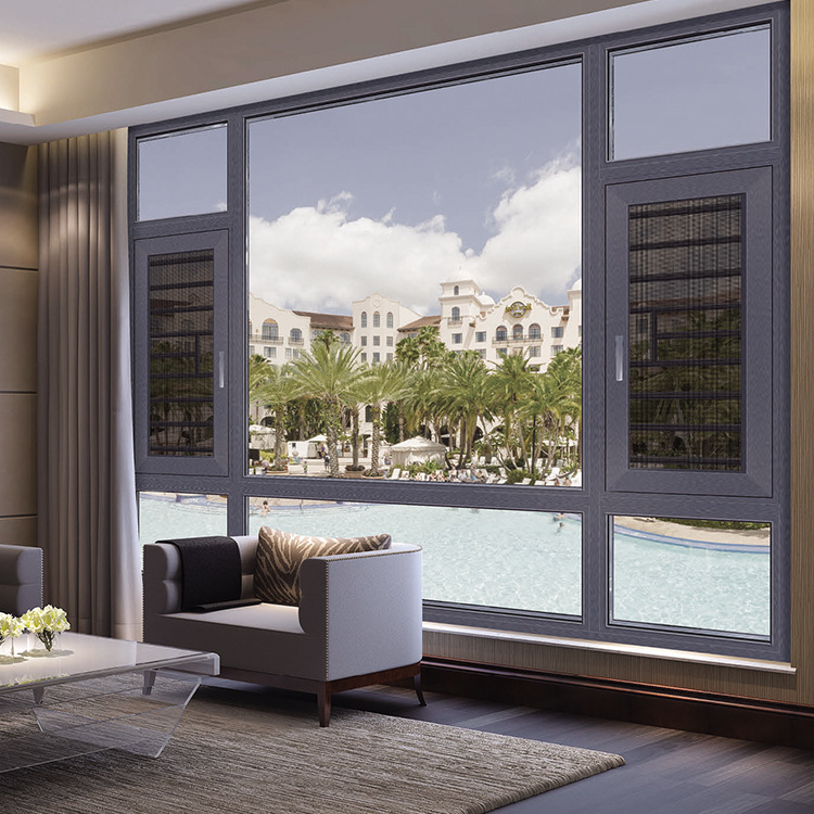 阳台门客厅隔热断桥铝合金富全门窗恋家109断桥窗纱一体(1.4)