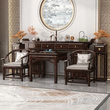 新中式紫金檀木条案现代简约八仙桌供桌香案中堂条桌实木供台佛台