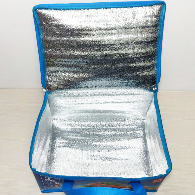 批发现货海鲜大礼包保温袋4号泡沫箱冰包冷藏包铝箔无纺布覆膜保