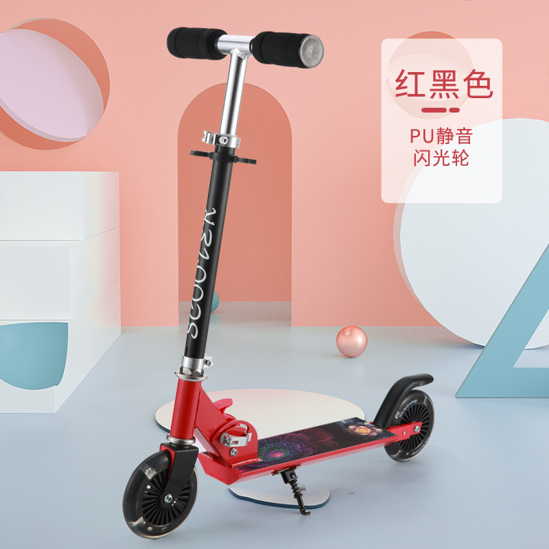Factory Direct Sales New Aluminum Alloy Scooter Children Amazon Cross-Border Children Scooter Scooter
