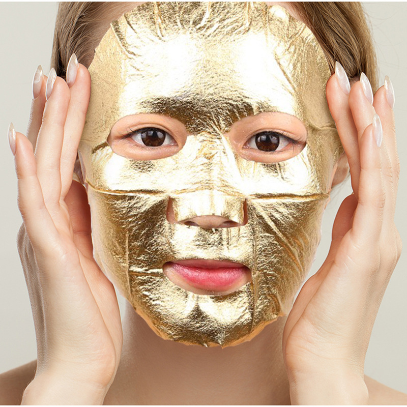 金箔面膜黄金敷脸面部spa微热敷脸美容面膜