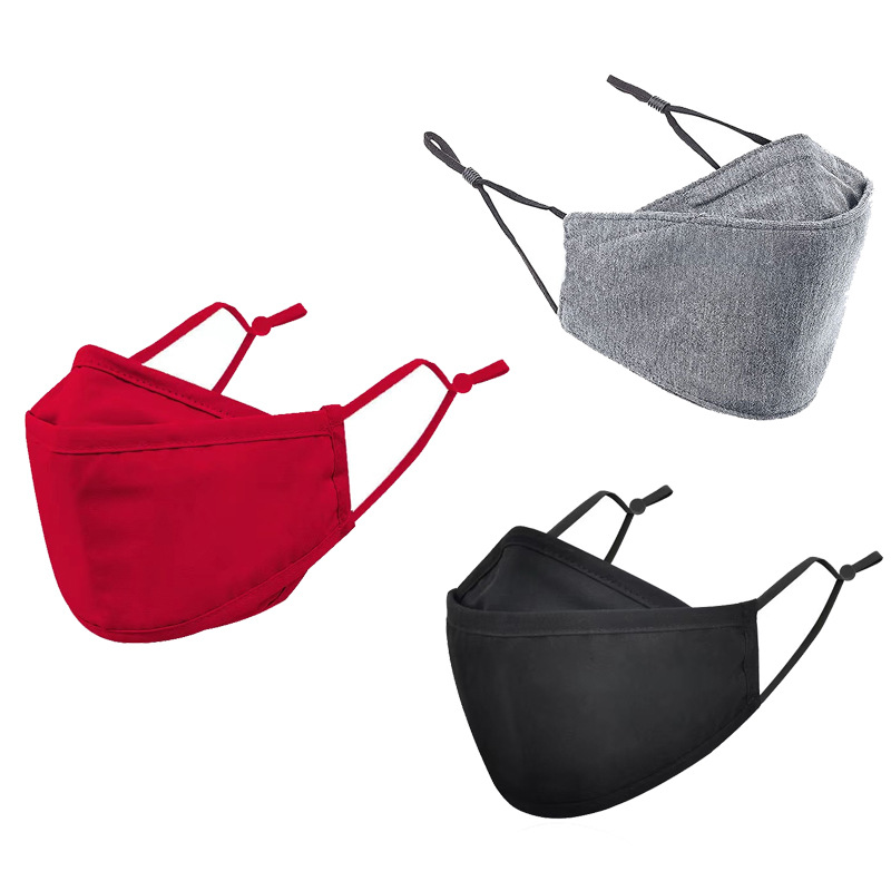 跨境新款鱼型布口罩水洗保暖男女立体纯色口罩外贸-阿里巴巴