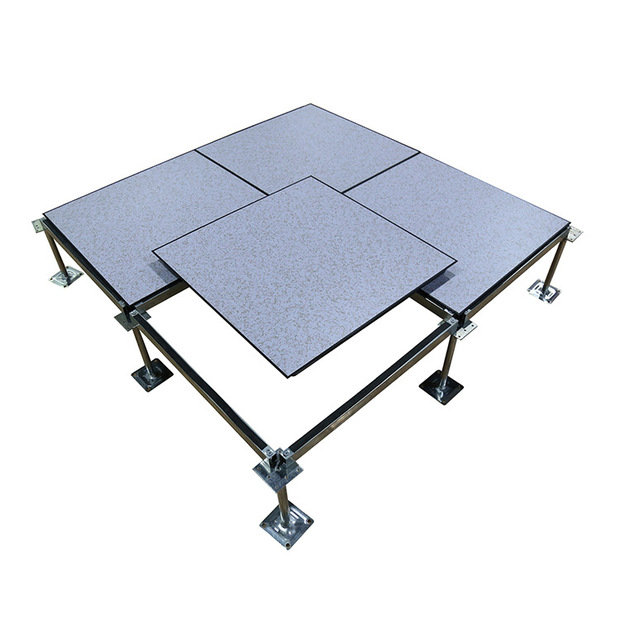 定制全钢防静电架空活动地板 机房实验室全钢瓷砖面抗静电地板