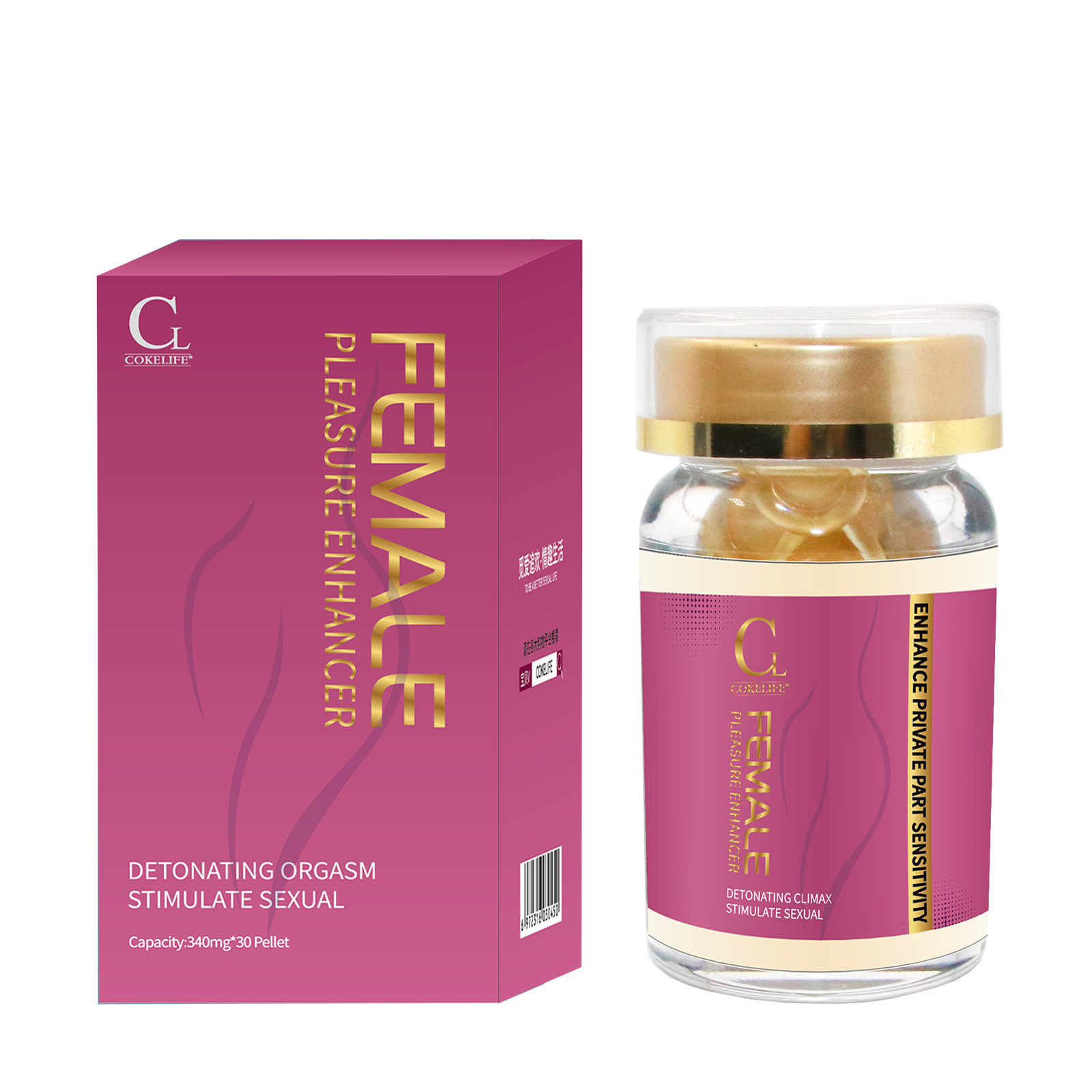 cokelife胶囊润滑液女性快感液阴蒂高潮情趣性用品女用涨潮软胶囊