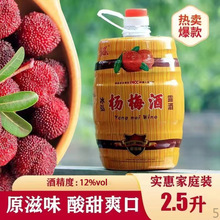 杨梅酒水果酒12度好喝批发酸甜湖南怀化靖州桶装低度发酵水果味酒